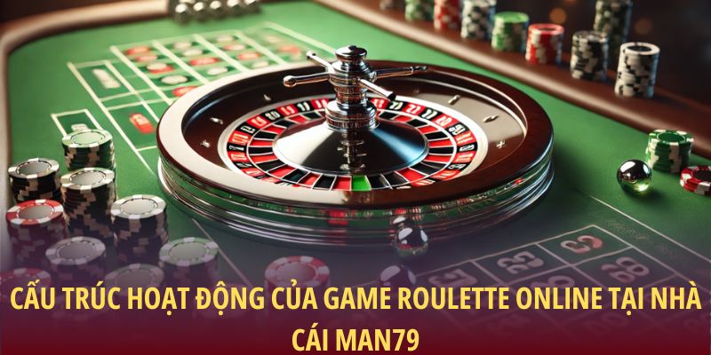 Cấu trúc hoạt động của game Roulette online tại nhà cái Man79